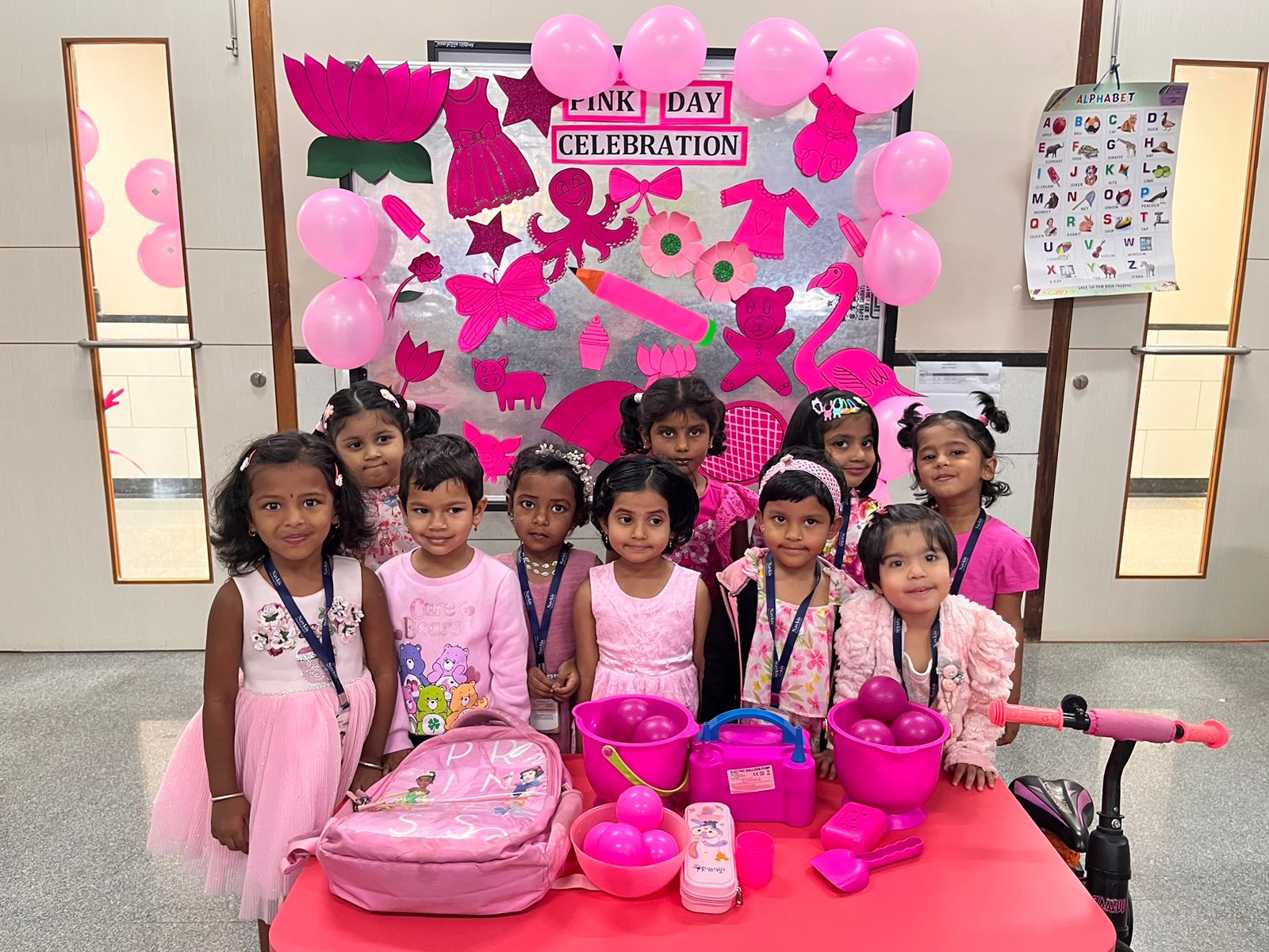 pink-day celebration at kogilu campus